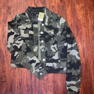 Camouflage Denim Jacket
